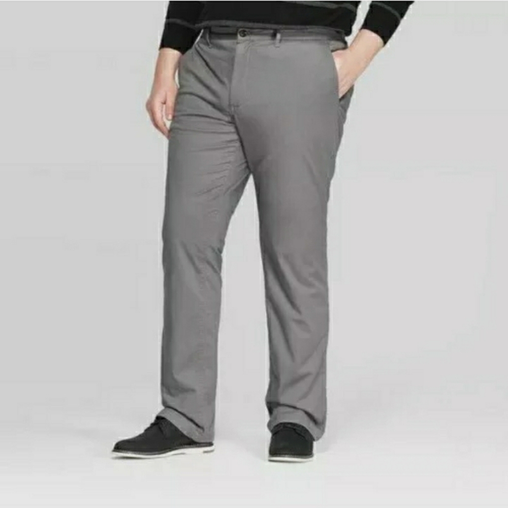 Men's Flannel Lined Straight Pants